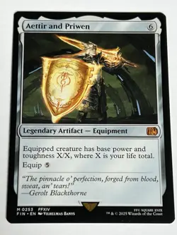 Aettir and Priwen 253 MTG Final Fantasy 2025 Near Mint Non Foil Mythic Rare - Image 4
