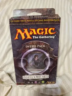 MTG Magic Reign of Vampirism Intro Deck Factory Sealed Core Set 2011 M11 SEEPICS - Image 1