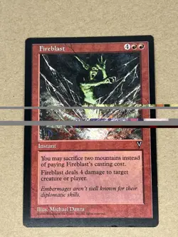 Magic the Gathering MTG Fireblast X 4 Visions LP - Image 4