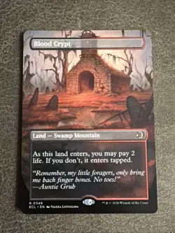 Blood Crypt (Borderless) MTG Lorwyn Eclipsed Regular 349 ECL - Image 1