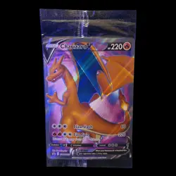 Charizard V SWSH050 Full Art Black Star Promo Pokemon TCG SEALED PSA - Image 1