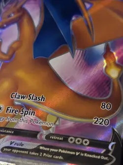 Charizard V SWSH050 Full Art Black Star Promo Pokemon TCG SEALED PSA - Image 3