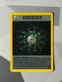 Pokemon Cards Rainbow Energy 17/82 Team Rocket Holo Rare - Image 1