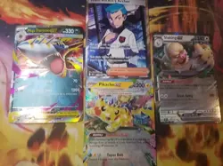 Pokemon 4 Card Lot: Pikachu 057, Archer 223, Sharpedo 061, Slaking 147 - Image 2