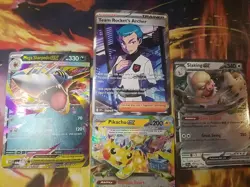 Pokemon 4 Card Lot: Pikachu 057, Archer 223, Sharpedo 061, Slaking 147 - Image 3