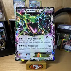 Pokemon TCG Rayquaza EX Jumbo Promo Holo Card XY66 Oversized English - Image 1