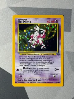 Pokemon Cards Mr. Mime 6/64 Jungle Holo Rare - Image 1
