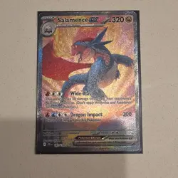 Pokemon Salamence ex 187/159 Sv09 Journey Together Special Illustration Rare Ho. - Image 1