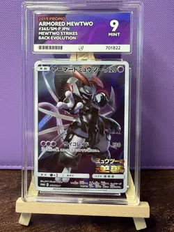 ARMORED MEWTWO - 365/Sm-p - PROMO - 2019 Ace Graded Mint 9 Pokemon Card - Image 1