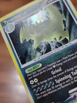 Tyranitar Lv.61 30/100 Stormfront Non-Holo Rare Pokemon Card TCG 2008 - Image 2
