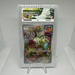 Pokemon TCG Sprigatito 196/193 Paldea Evolved Illustration Rare Mint / NM ACE 8 - Image 1