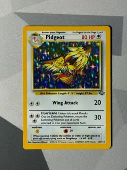 Pokemon Cards Pidgeot 8/64 Jungle Holo Rare - Image 1