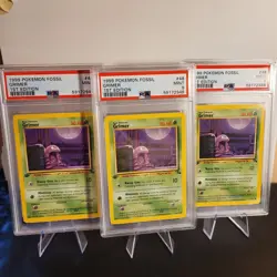 POKEMON FOSSIL FIRST EDITION PSA 9 (BUYERS PICK) - Image 3