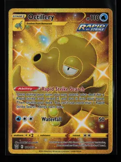 Octillery (Secret) 178/163 Secret Rare SWSH05: Battle Styles Pokemon Card - Image 1