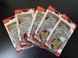 Pokemon Destined Rivals Lot Of 5 Premium Blister Sealed - Image 1
