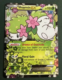 Pokemon TCG Shaymin EX XY148 Generations Holo Black Star Promo Card - Image 1