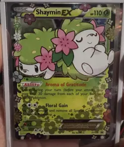 Pokemon TCG Shaymin EX XY148 Generations Holo Black Star Promo Card - Image 2