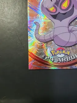 2000 Topps Chrome Pokemon Arbok #24 Base Card - TV Animation Edition - Image 3