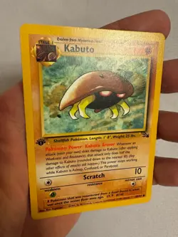 1999 Pokemon - 1st Edition Kabuto Non-Holo - Fossil 50/62 - WOTC - Image 3