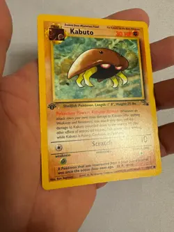 1999 Pokemon - 1st Edition Kabuto Non-Holo - Fossil 50/62 - WOTC - Image 5