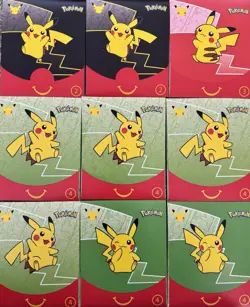 Pokemon 25th anniversary cards McDonald's collectible cards New Unopened Set 9 - Image 1