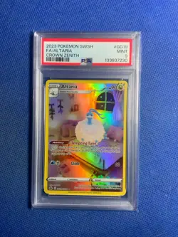 GRADED PSA 9 2023 Pokemon SWSH FA/Altaria Crown Zenith #GG19 - Image 1