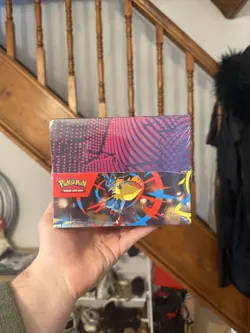POKEMON TCG: MEGA HEROES MINI TIN DISPLAY X10 TINS (SEALED, ENGLISH) - Image 1