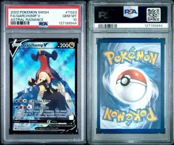 Pokemon Garchomp V TG23/TG30 Swsh10: Astral Radiance Trainer Gallery Holo PSA 10 - Image 3