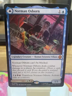 Magic: The Gathering Norman Osborn Green Goblin x2 SPM Legendary Creature Cards - Image 1
