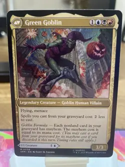 Magic: The Gathering Norman Osborn Green Goblin x2 SPM Legendary Creature Cards - Image 2