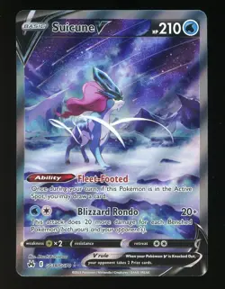 Suicune V GG38/GG70 Crown Zenith: Galarian Gallery Holo Pokemon TCG - Image 1
