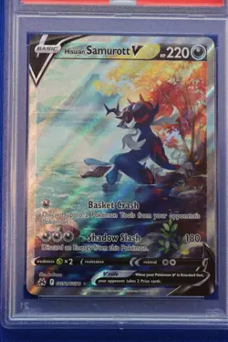 2023 Pokemon Hisuian Samurott V Sword & Shield PSA GEM MT 10 Crown Zenith GG51 - Image 2