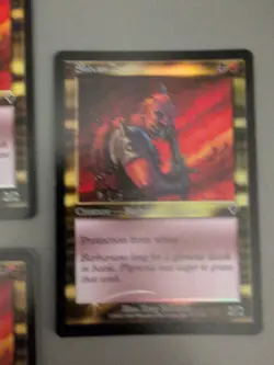 Shivan Zombie x3 MTG 3 card. Invasion. Foil. Old Vintage Border. - Image 2