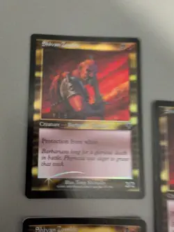 Shivan Zombie x3 MTG 3 card. Invasion. Foil. Old Vintage Border. - Image 3