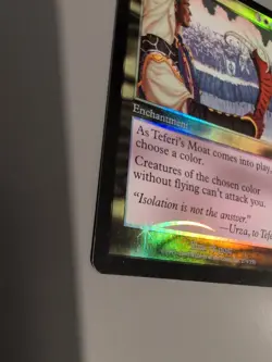 Teferi's Moat. Enchantment MTG Card. Invasion. Foil. Old Vintage Border. - Image 4