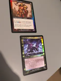 Crosis,the purger & Crosis's attendant MTG 2 Card. Invasion. Foil. Old Vintage - Image 1