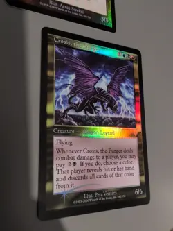 Crosis,the purger & Crosis's attendant MTG 2 Card. Invasion. Foil. Old Vintage - Image 5