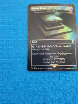 MTG Balins Tomb / Ancient Tomb SURGE FOIL #387 LOTR Lord of the Rings - Image 4