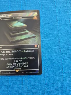 MTG Balins Tomb / Ancient Tomb SURGE FOIL #387 LOTR Lord of the Rings - Image 5
