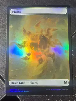 Plains (#250) (Full Art) Theros Beyond Death MTG MAGIC LAND FOIL - Image 1