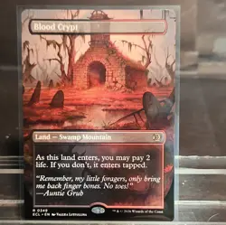 Magic the Gathering - Blood Crypt - Lorwyn Eclipsed - Borderless - MTG - Image 1