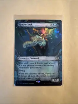 MTG Sunderflock ECL 0309 R NM FOIL Showcase - Image 2