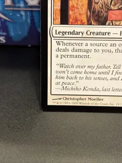 Michiko Konda, Truth Seeker Saviors of Kamigawa White Rare MTG NM UP - Image 4