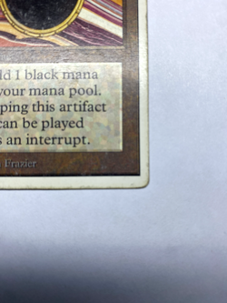 Mox Jet Unlimited Edition HP Magic the Gathering MtG - Image 5