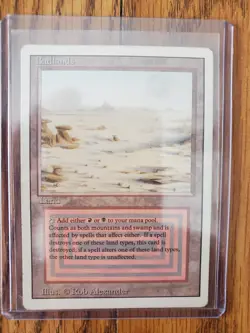 Magic The Gathering BADLANDS REVISED Edition (1994) READ AND SEE PHOTOS - Image 1