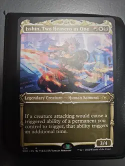 Isshin Two Heavens as One (Showcase) Kamigawa Neon Dynasty Magic: The Gathering - Image 1