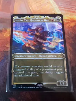 MTG - Isshin, Two Heavens as One - Showcase Non-foil - Kamigawa: Neon Dynasty - Image 2