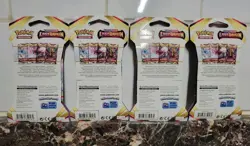 Pokemon TCG Sword and Shield Lost Origin x4 sleeved Booster Packs Lot of 4 - Image 2