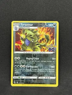 Tyranitar 043/078 Pokemon GO Reverse Holo - Image 1