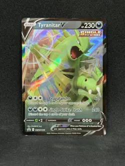 Pokemon-Tyranitar V SWSH109 Sword & Shield Promo - Image 1